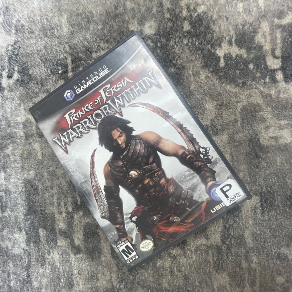 Prince of Persia Warrior Within Nintendo GameCube Video Game Ubisoft Black Label